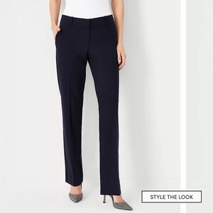 Women's Navy Straight Pants